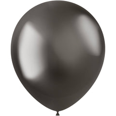 Intense 50pc Grey Latex Balloon (Helium/Air Filled) - 13 Inches