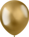 Intense 50pc Gold Latex Balloon (Helium/Air Filled) - 13 Inches