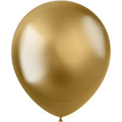 Intense 50pc Gold Latex Balloon (Helium/Air Filled) - 13 Inches