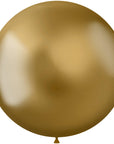 Intense Gold Latex Balloon (Helium/Air Filled) - 19 Inches