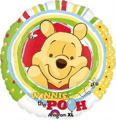 Round Winnie The Pooh Portrait (Helium) - 18 Inches