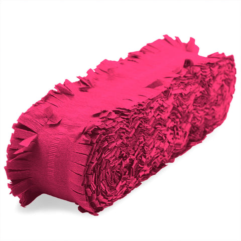 Crepe Garland Flame Retardent Neon Pink- 24M