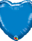 Heart Sapphire Blue (Air-filled) - 4 Inches