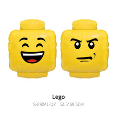 Lego Head Balloon (Helium) - 26 Inches