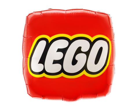 Square Lego Balloon (Helium) - 18 Inches