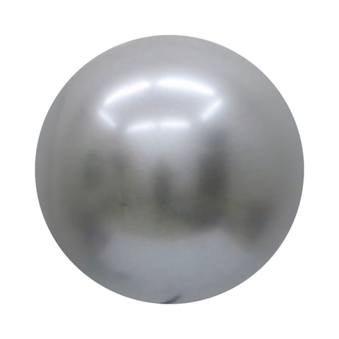 Bubble Chrome Silver (Helium) - 22 Inches