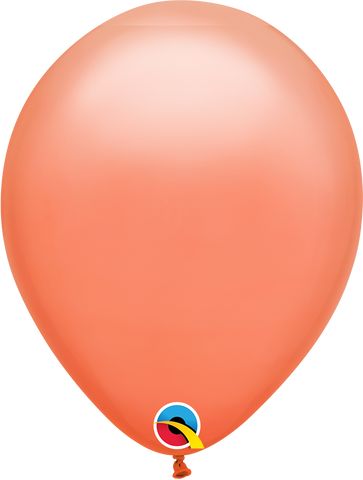 Coral Latex Balloon (Helium/Air Filled) - 11 Inches