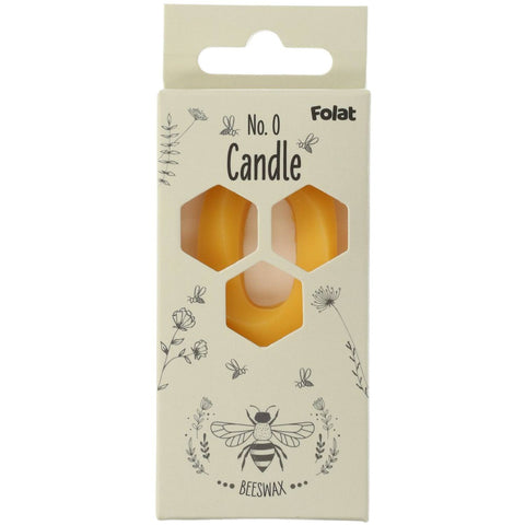 Candle  Bees Wax Number 0 - 1 Pc- (4.5cm)