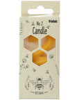 Candle  Bees Wax Number 2 - 1 Pc- (4.5cm)