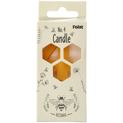 Candle  Bees Wax Number 4 - 1 Pc- (4.5cm)