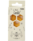 Candle  Bees Wax Number 6 - 1 Pc- (4.5cm)