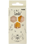 Candle  Bees Wax Number 7 - 1 Pc- (4.5cm)