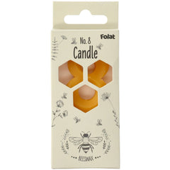 Candle  Bees Wax Number 8 - 1 Pc- (4.5cm)