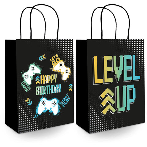 Paper Gift Bags Level Up 20cm*27cm -6 pc