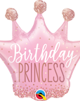 Birthday Princess Crown (Air-Filled) - 14 Inches