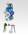 Party King 12pc Latex Balloon (Helium/Air Filled) - 13 Inches