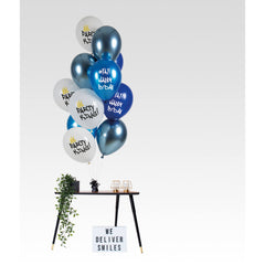 Party King 12pc Latex Balloon (Helium/Air Filled) - 13 Inches