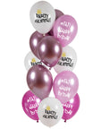 Party Queen 12pc Latex Balloon (Helium/Air Filled) - 13 Inches