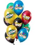 Birthday Hero 12pc Latex Balloon (Helium/Air Filled) - 13 Inches