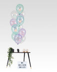 Unicorn & Rainbows 12pc Latex Balloon (Helium/Air Filled) - 13 Inches