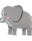 Jungle Elephant (Helium) - 33 Inches