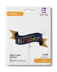 Navy Birthday Banner (Helium) - 45 Inches