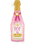 Bubbly Champagne Bottle (Helium) - 39 Inches