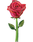 Fresh Picks Satin Rose  (Helium-Filled)- 65 Inches