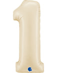 Number 1 Satin Cream (Helium) - 26 Inches