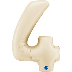 Number 4 Satin Cream (Helium) - 26 Inches