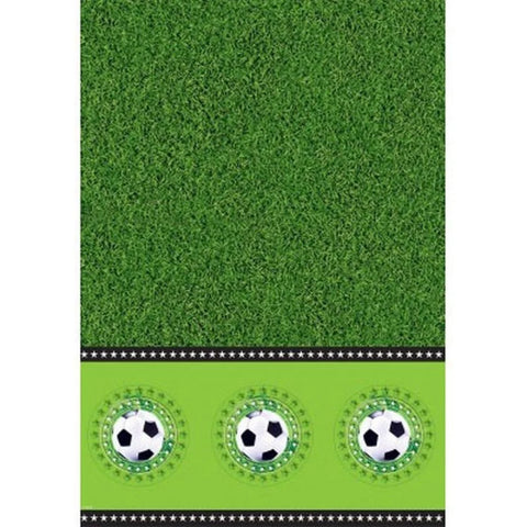 Plastic Table Cover 54In*84In Soccer Party- 1 Pc