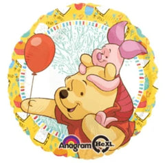 Round Pooh & Piglet (Helium) - 18 Inches