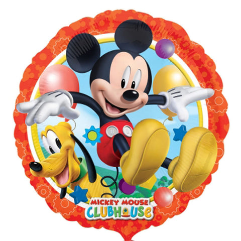 Round Mickey Clubhouse (Helium) - 18 Inches