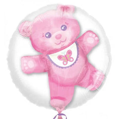 See Thru Its a Girl Baby Bear (Helium) - 24 Inches