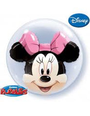 Insider Bubble Balloon Minnie (Helium) - 24 Inches