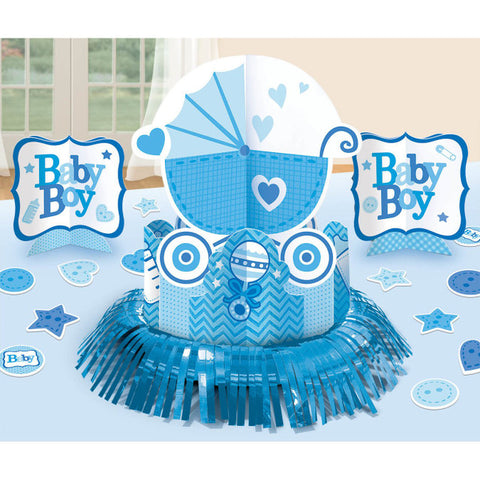 Welcome Love Baby Boy Table Decorating Kit-23pc