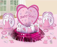 Welcome Love Baby Girl Table Decorating Kit-23pc