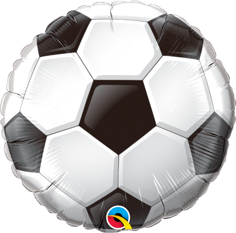 Round  Soccer Ball (Helium) - 18 Inches