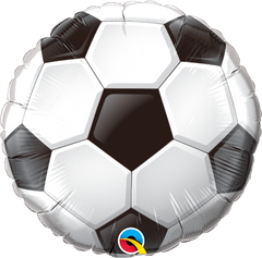 Round  Soccer Ball (Helium) - 18 Inches