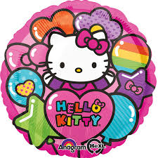 Hello Kitty Rainbow (Helium) - 18 Inches