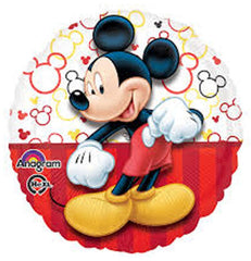 Round Mickey Portrait (Helium) - 18 Inches