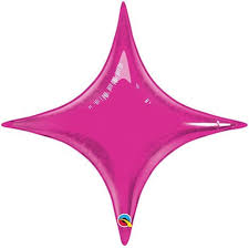 Magenta Star Point (Air-Filled)- 20 Inches