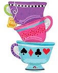 Mad Hatter Tea Party Helium - 33 Inches