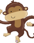 Monkey Buddy (Helium) - 40 Inches