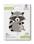 Woodland Raccoon (Helium) - 30 Inches