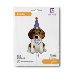 Birthday Puppy (Helium) - 41 Inches