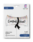 Grad Confetti Diploma Glitter Holographic (Helium)- 27 Inches