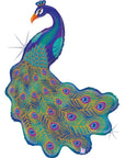 Glitter Peacock (Helium) - 42 Inches