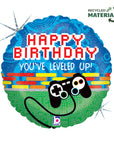 Round  Game Controller Birthday (Helium) - 18 Inches