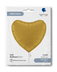 Heart Satin Gold (Helium) - 36 Inches